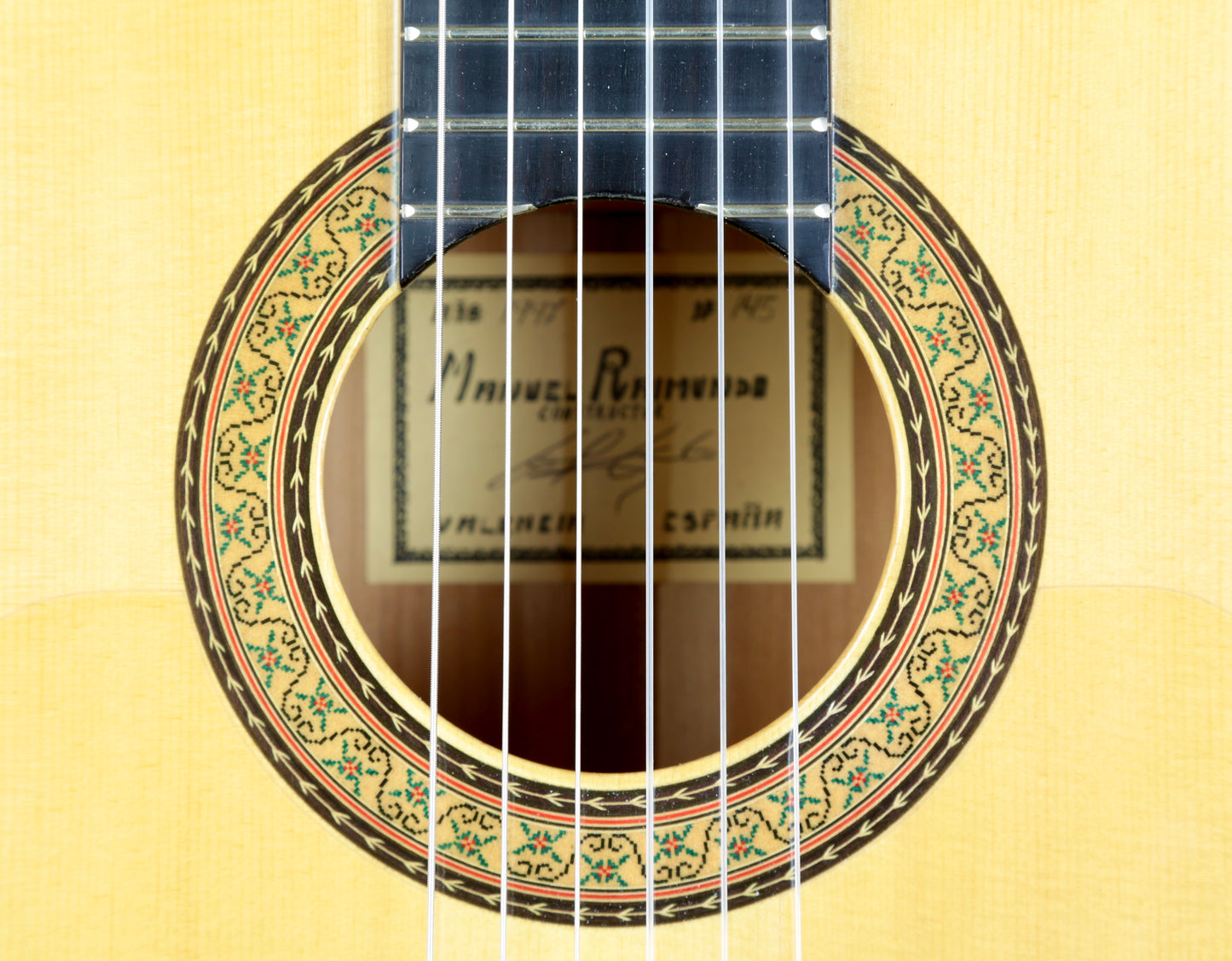 Manuel Raimundo No 145 Flamenco Blanca Guitar 1997 All Solid Wood Handmade in Spain