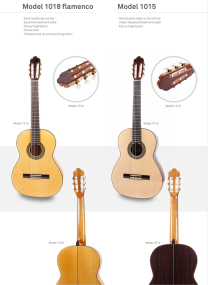 Antonio Sanchez 1018 Handmade Flamenco Guitar. Solid Spruce Top, Sycamore Back and Sides, Spain 2001