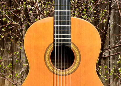 Yamaha GC-7S Handmade Concert Classical Guitar, Signed by Shuhiro Harada, Solid Cedar, IRW 1976