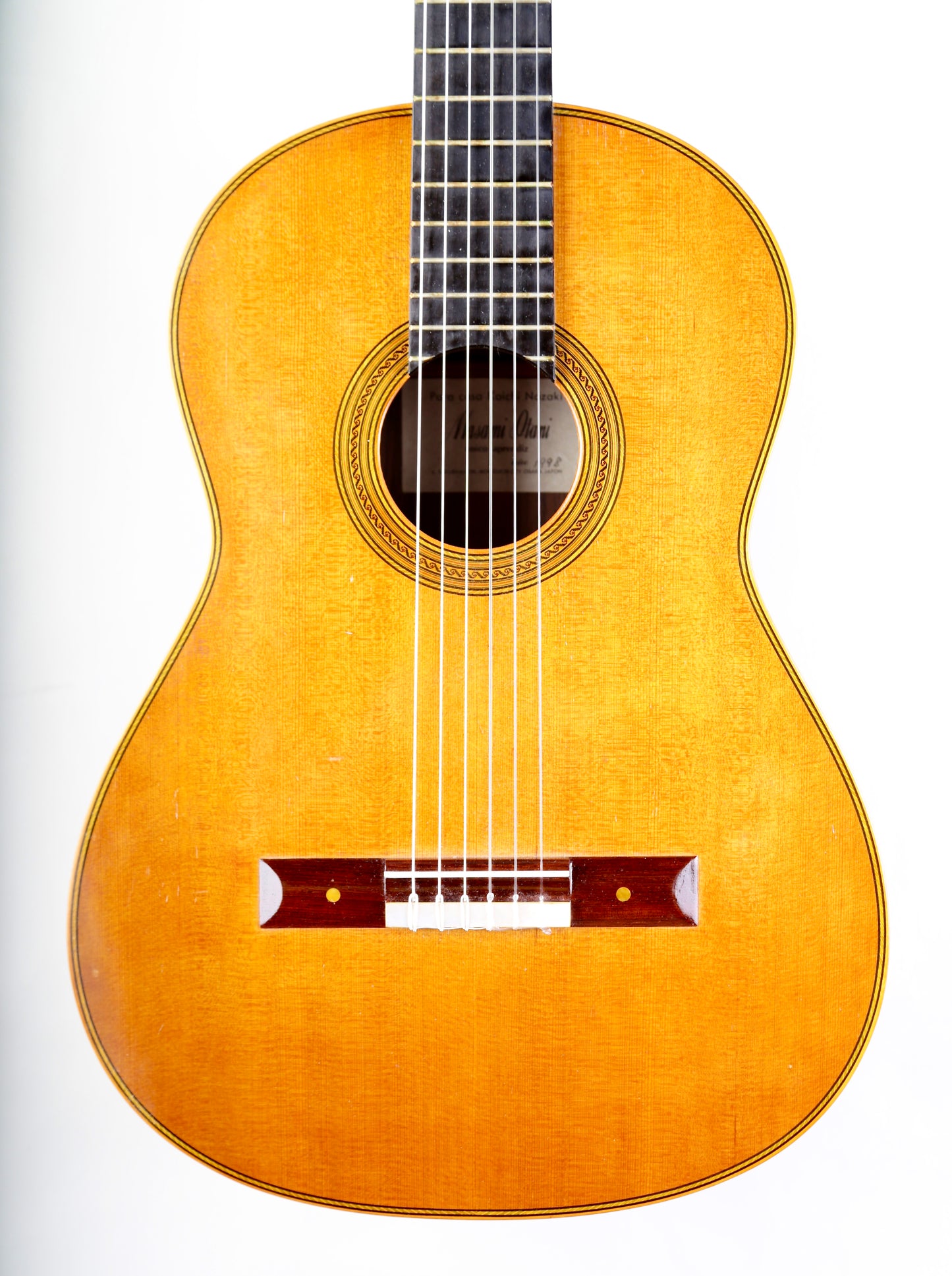 Masami Otani One-of-a-kind Handmade Classical Guitar Japan 1998 All Solid Woods