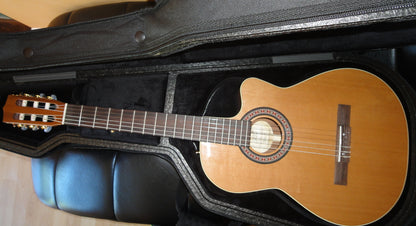 La Patrie Concert Cutaway Nylon String Acoustic-Electric Guitar