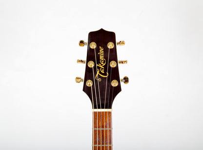 Takamine PT-108 Solid Flamed Sycamore OOO Acoustic-Electric Guitar, Japan 2000s